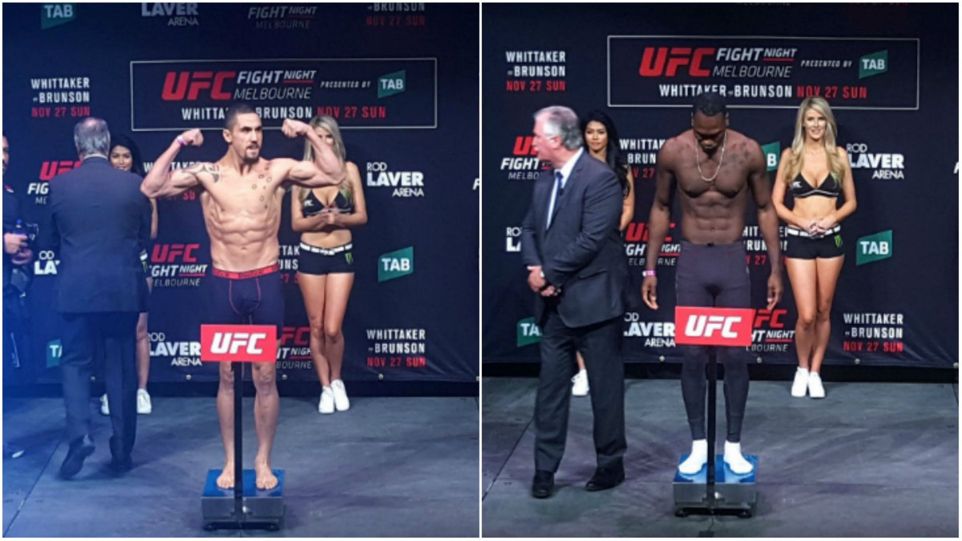 WATCH Weighins for UFC Melbourne Sporting News Australia