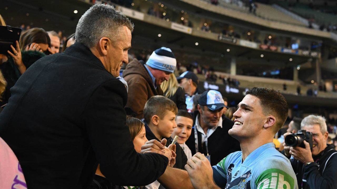 Nathan Cleary Sick Of Talking About Father Ivan But Their Panthers Relationship Is So Far So Good Sporting News Australia