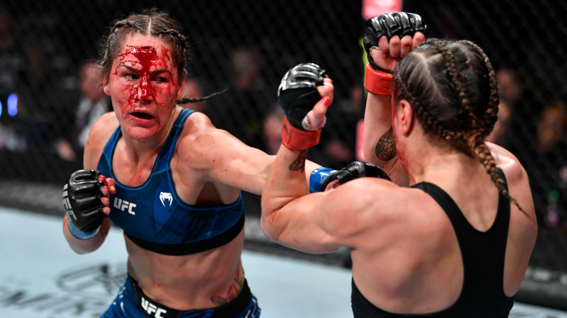 UFC 264: Jessica Eye suffers brutal cut in loss to Jennifer Maia