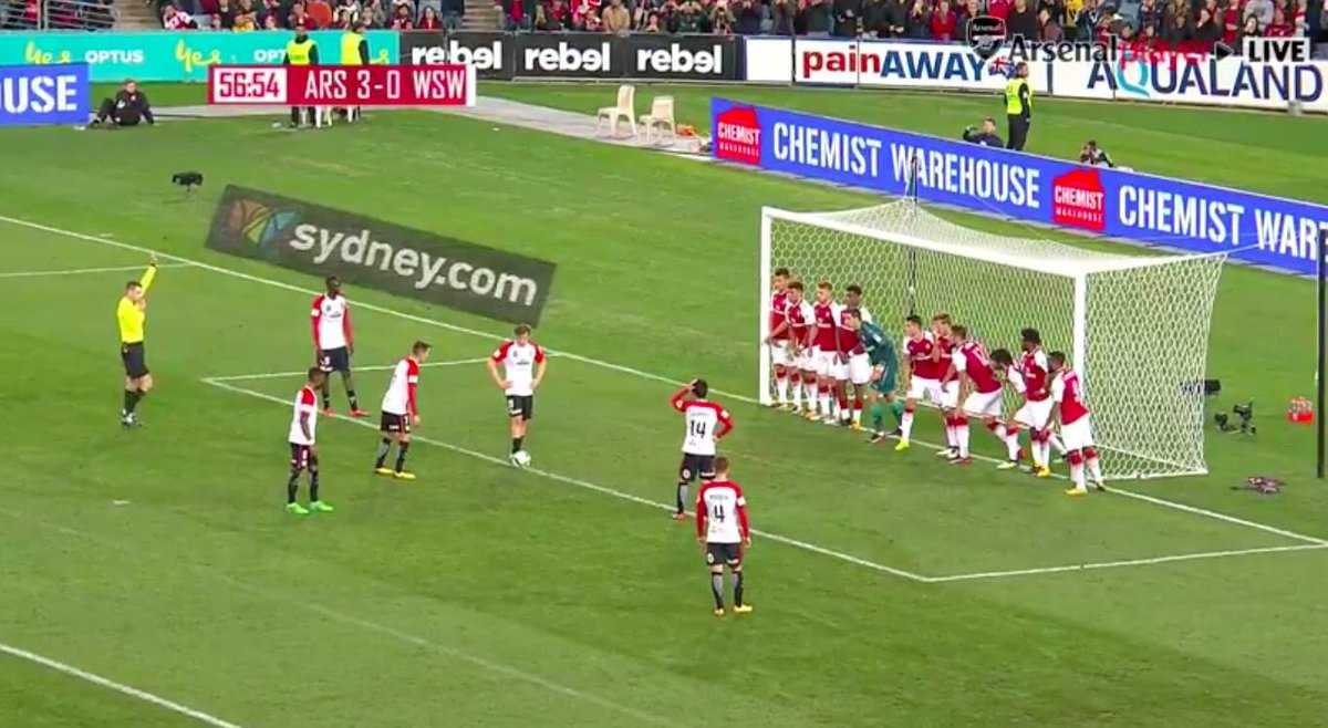 WATCH Wanderers score from bizarre indirect freekick against Arsenal