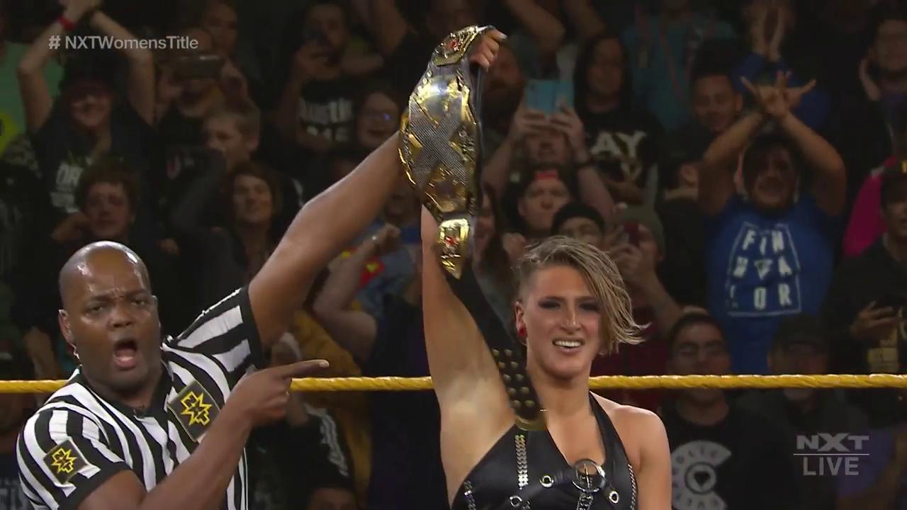 Rhea Ripley becomes first ever Australian to win WWE NXT ...