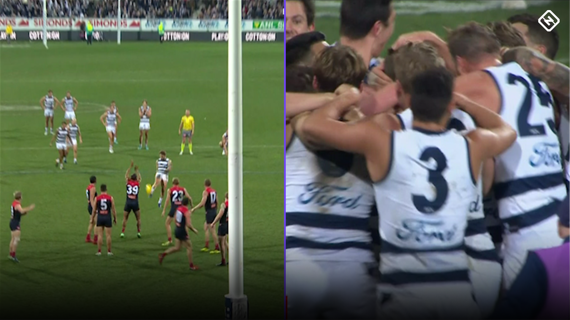 Geelong V Melbourne Zach Tuohy S Goal After The Siren Seals Thrilling Win For The Cats Sporting News Australia