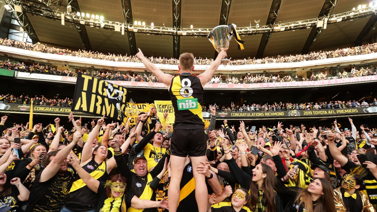picture Jack Riewoldt Crying afl grand final richmond star jack