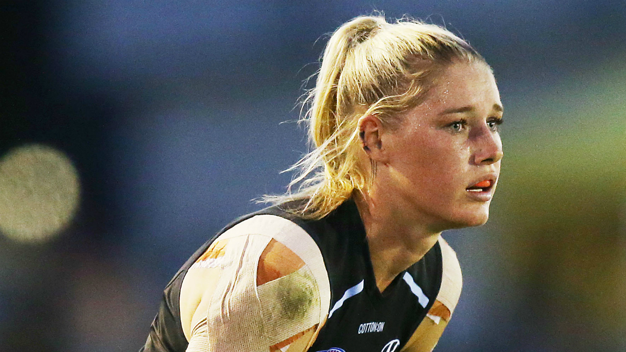 Aflw Star Tayla Harris Has No Time For Faceless Trolls Who Have Cars As Cover Photos Sporting News Australia