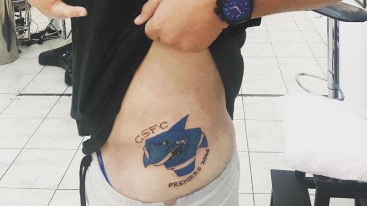 The Best Worst Cronulla Fan Tattoos Sporting News Australia