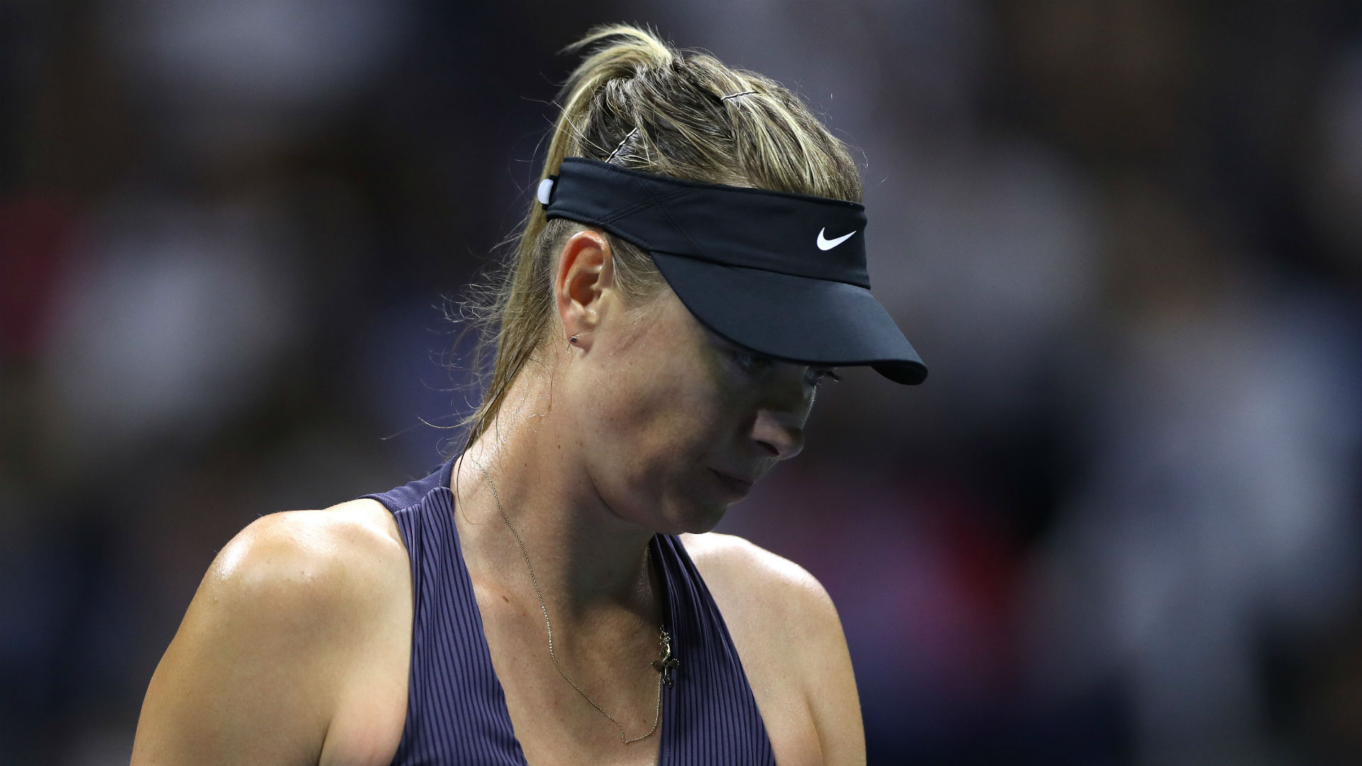 Us Open Tennis 2019 Alexis Ohanian Trolls Maria Sharapova With D A R E Shirt During Serena Williams Demolition Sporting News Australia