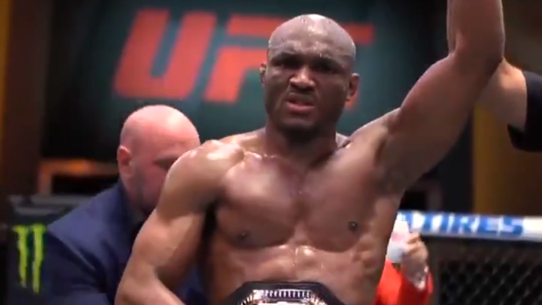 UFC 258: Kamaru Usman finishes Gilbert Burns to defend ...