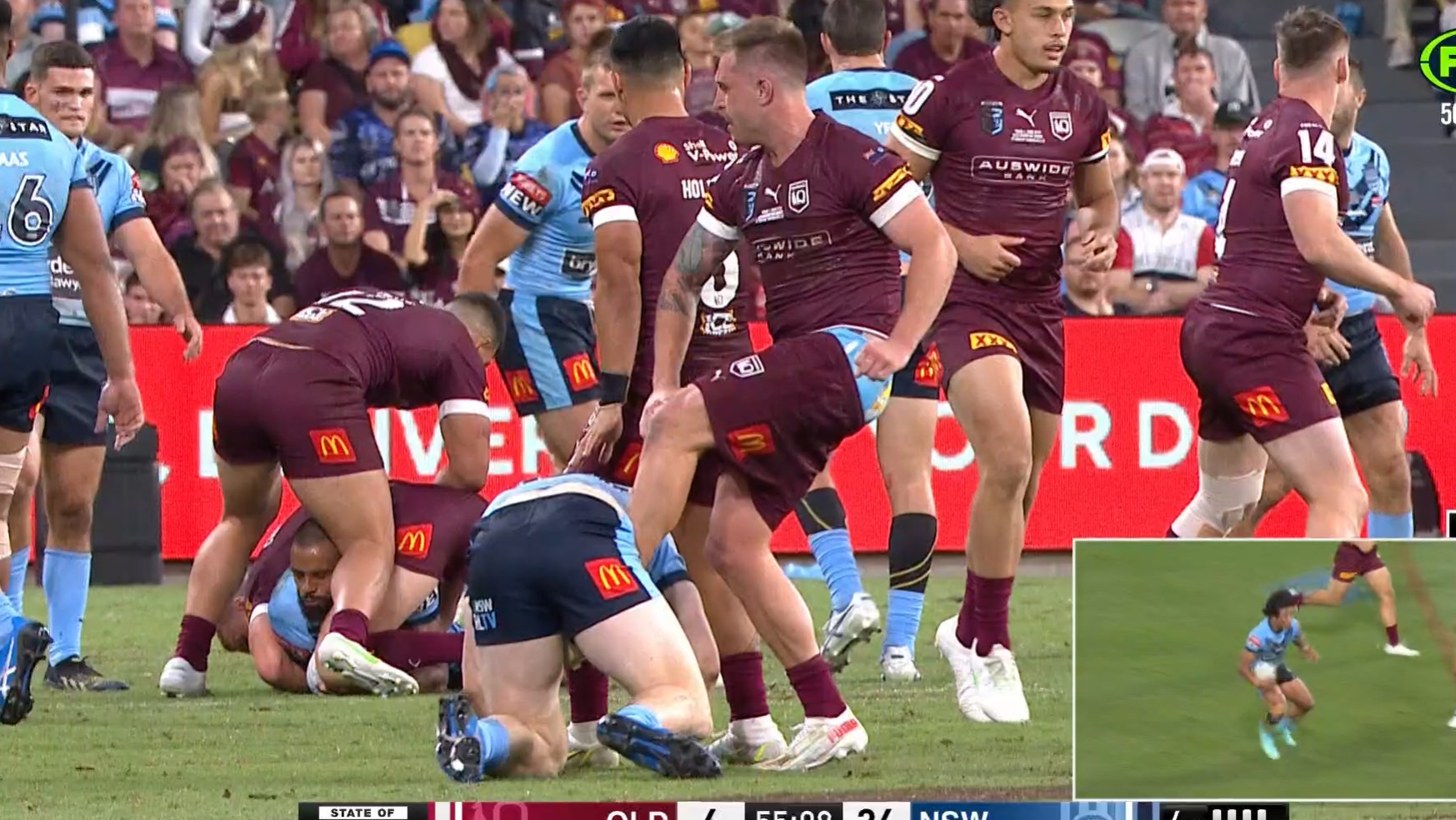 State of Origin: Cameron Manster opens with Liam Martin's ...