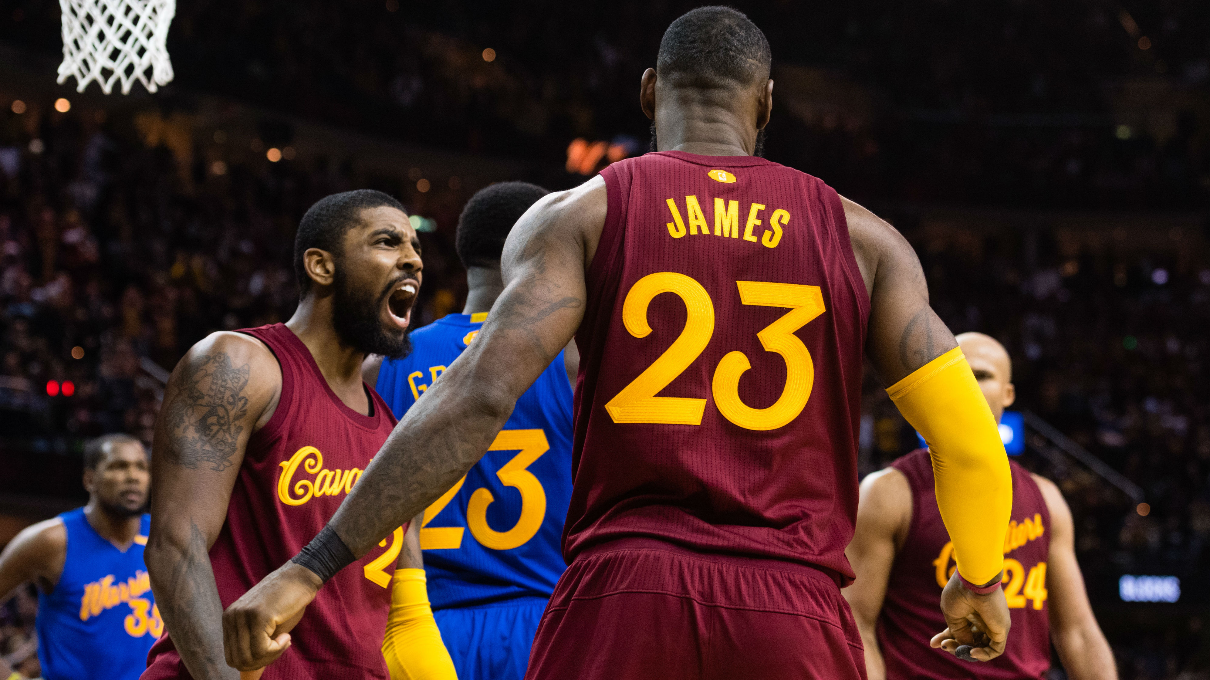 Kyrie does it again as the Cavs outlast the Warriors 109108