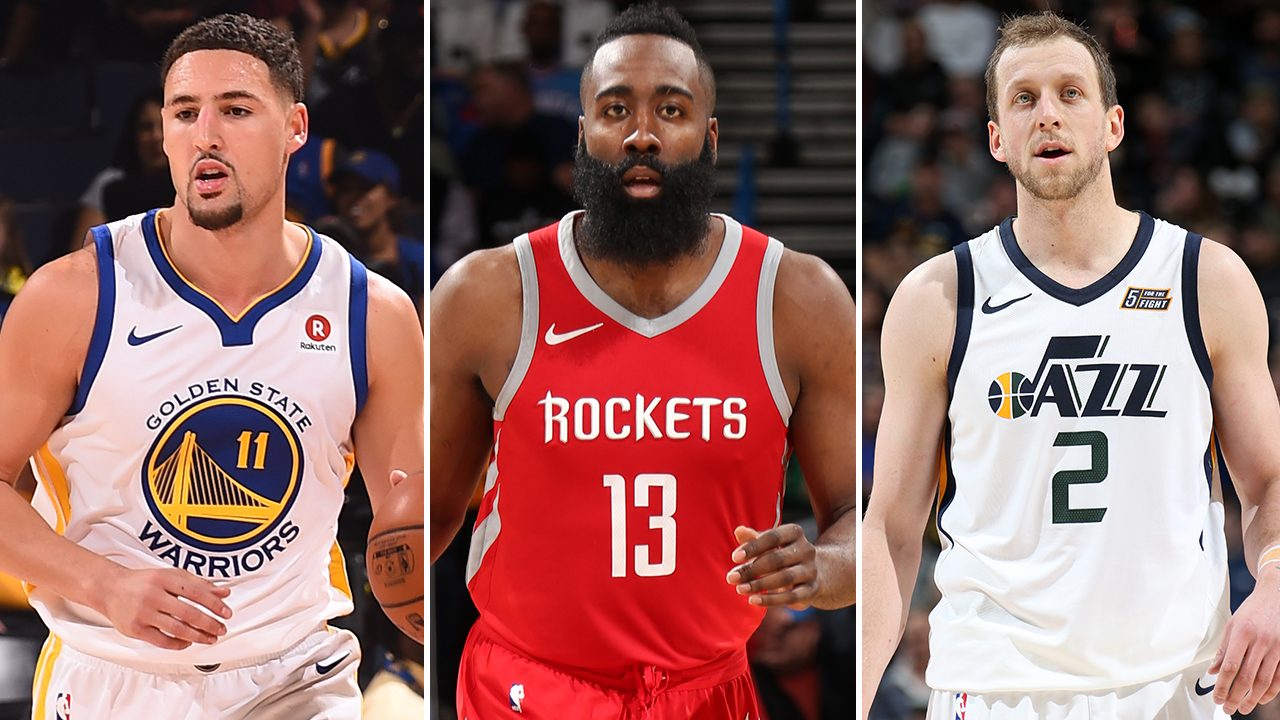 Which of these shooters has the best chance to win the threepoint