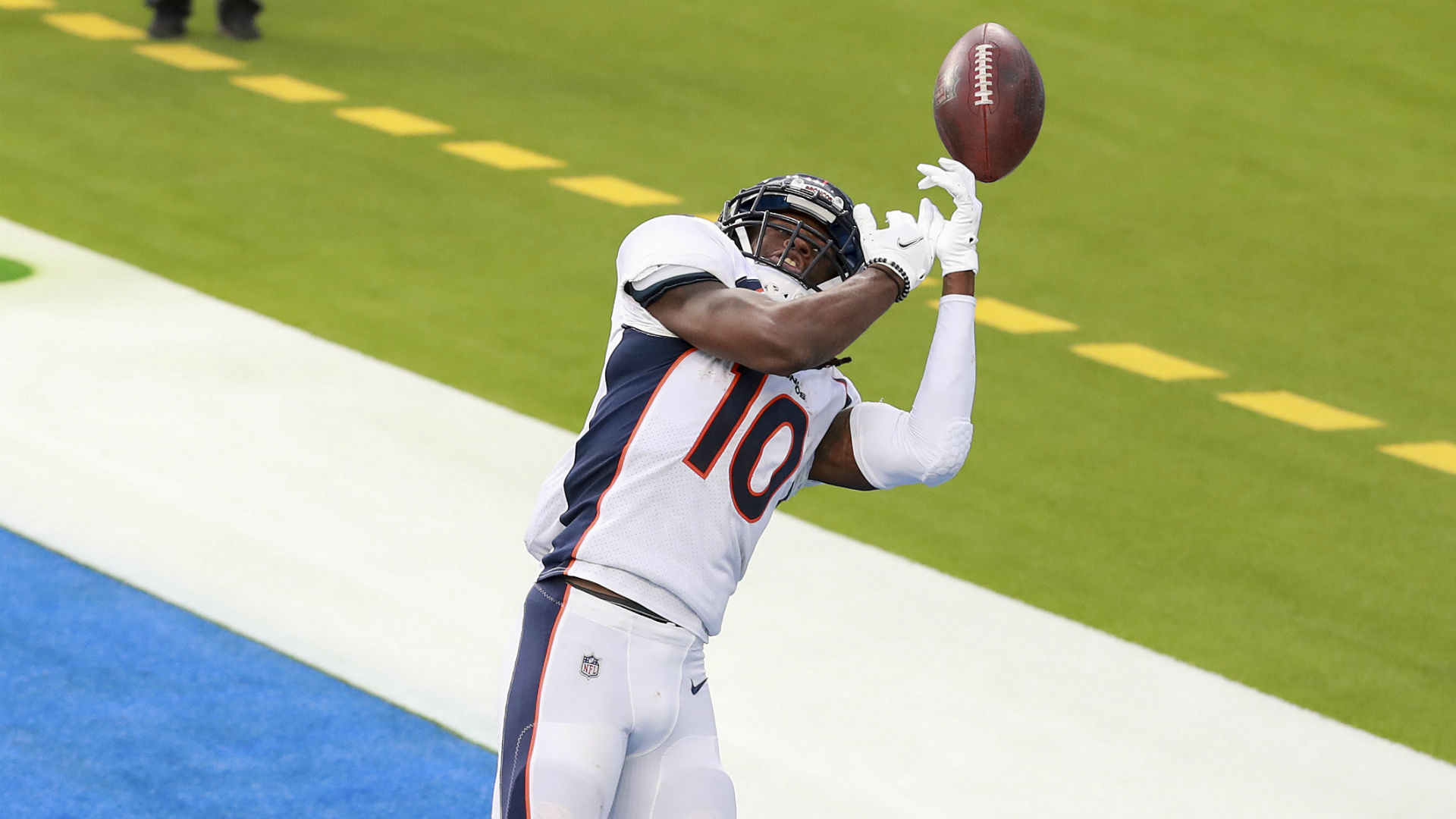 Broncos' Jerry Jeudy drops the ball (five times) after tweeting for