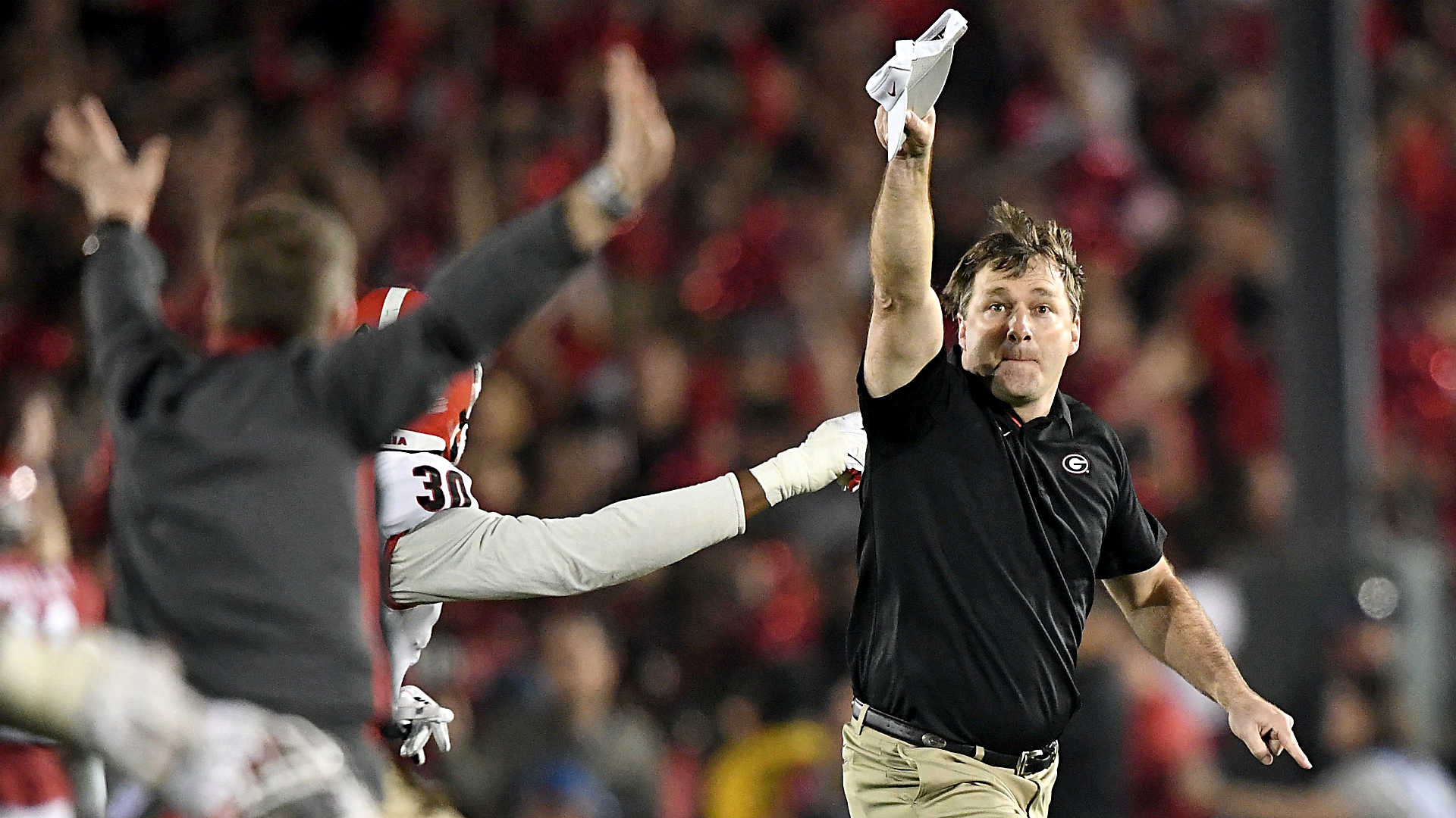 Watch Kirby Smart appears to drop MFbomb after wins Rose Bowl