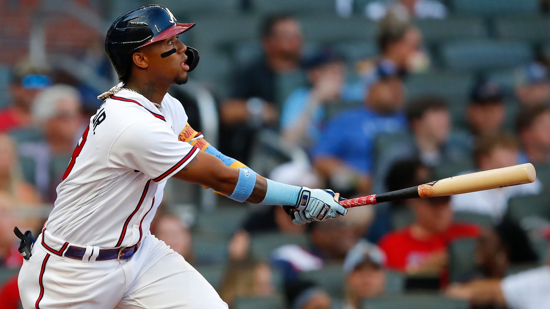 Mlb アクーニャjr が通算100号本塁打達成 378試合での到達は史上6位 スポーティングニュース ジャパン Mlb アクーニャjr が通算100号本塁打達成 378試合での到達は史上6位 スポーティングニュース ジャパン
