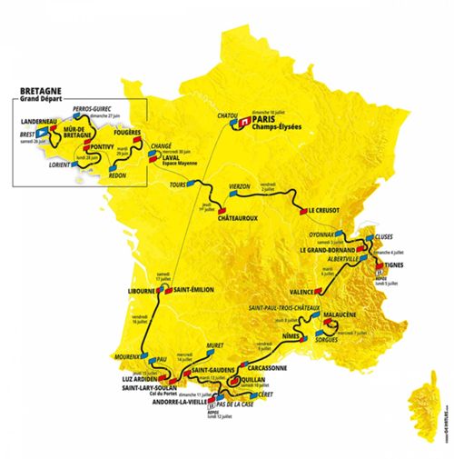 Les Etapes Du Tour 2022