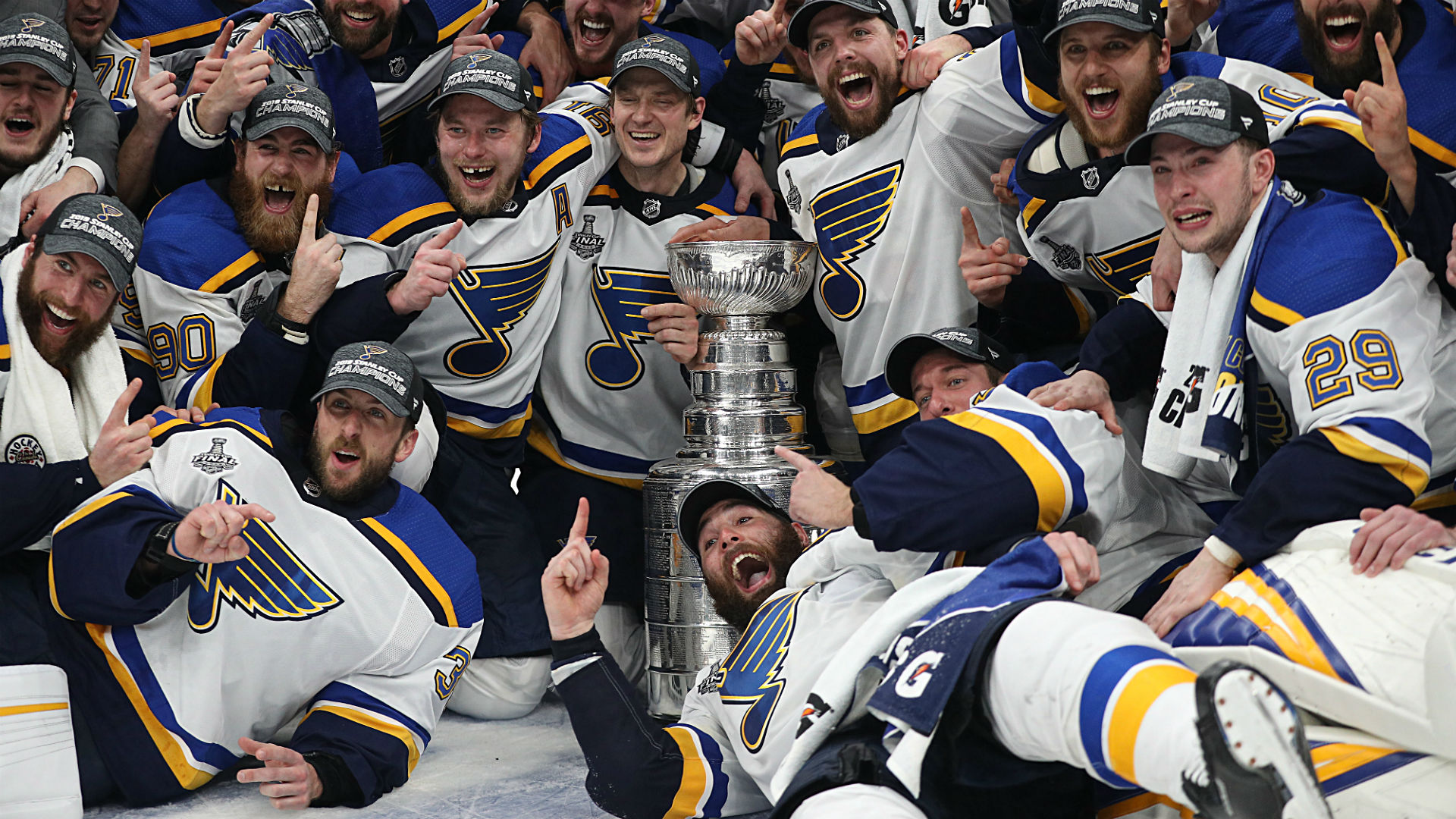 st louis blues stanley cup champions hat