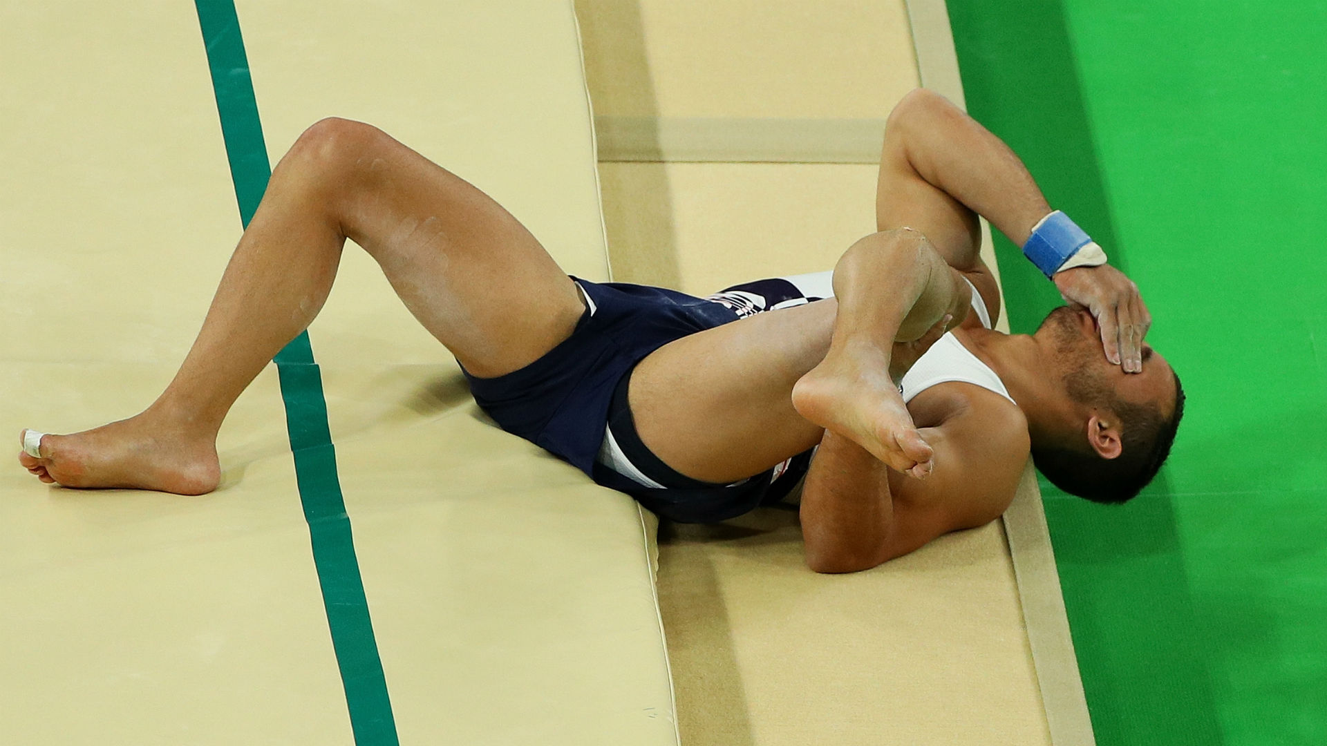 French gymnast Samir Ait Said suffered leg break ...