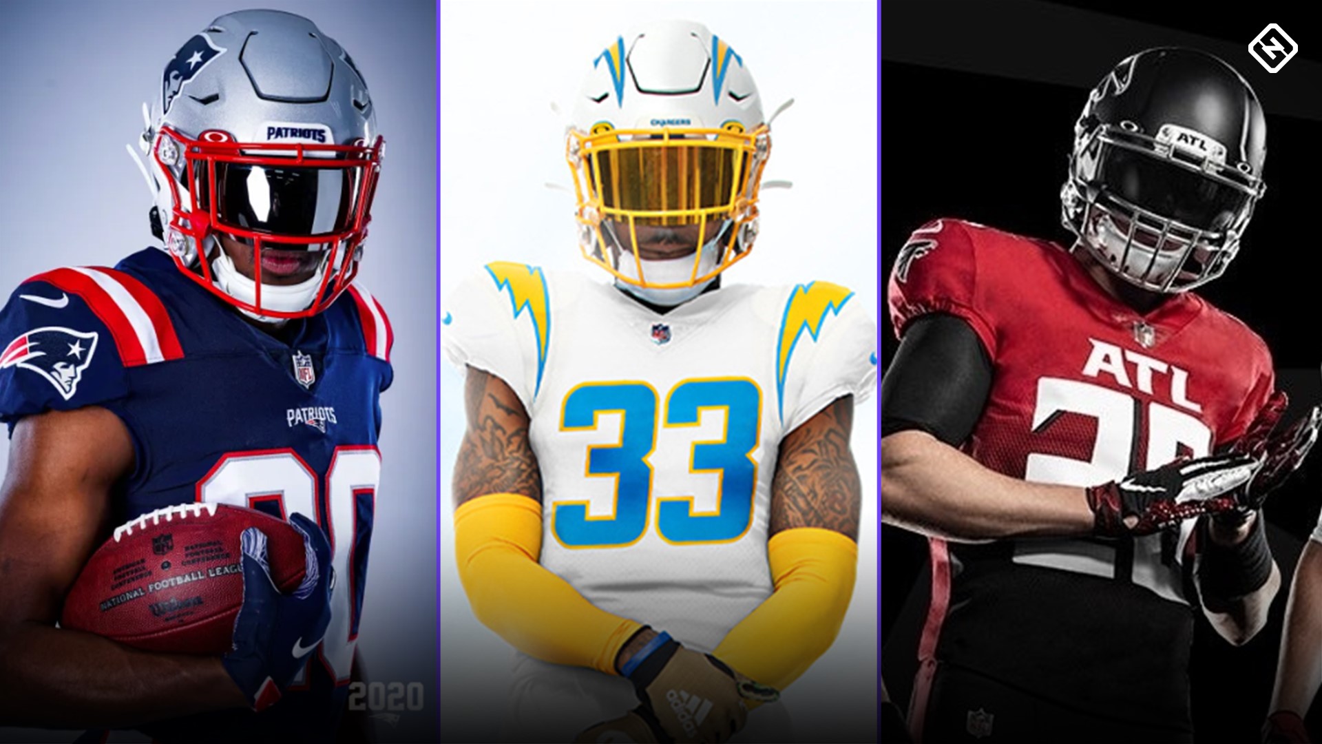 Nfl Uniform Rankings Patriots Chargers Rise With New Looks For 2020 Falcons Fall Sporting News