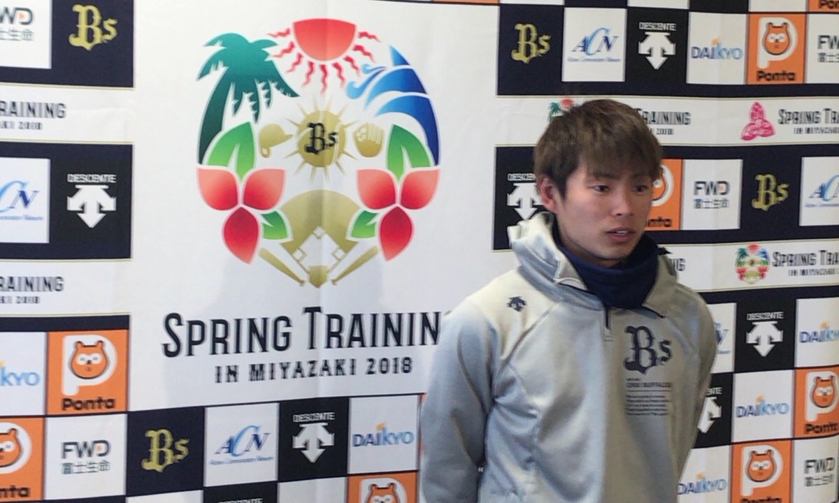 2年目のバファローズ山岡 絶対に優勝したい スポーティングニュース ジャパン 2年目のバファローズ山岡 絶対に優勝したい スポーティングニュース ジャパン