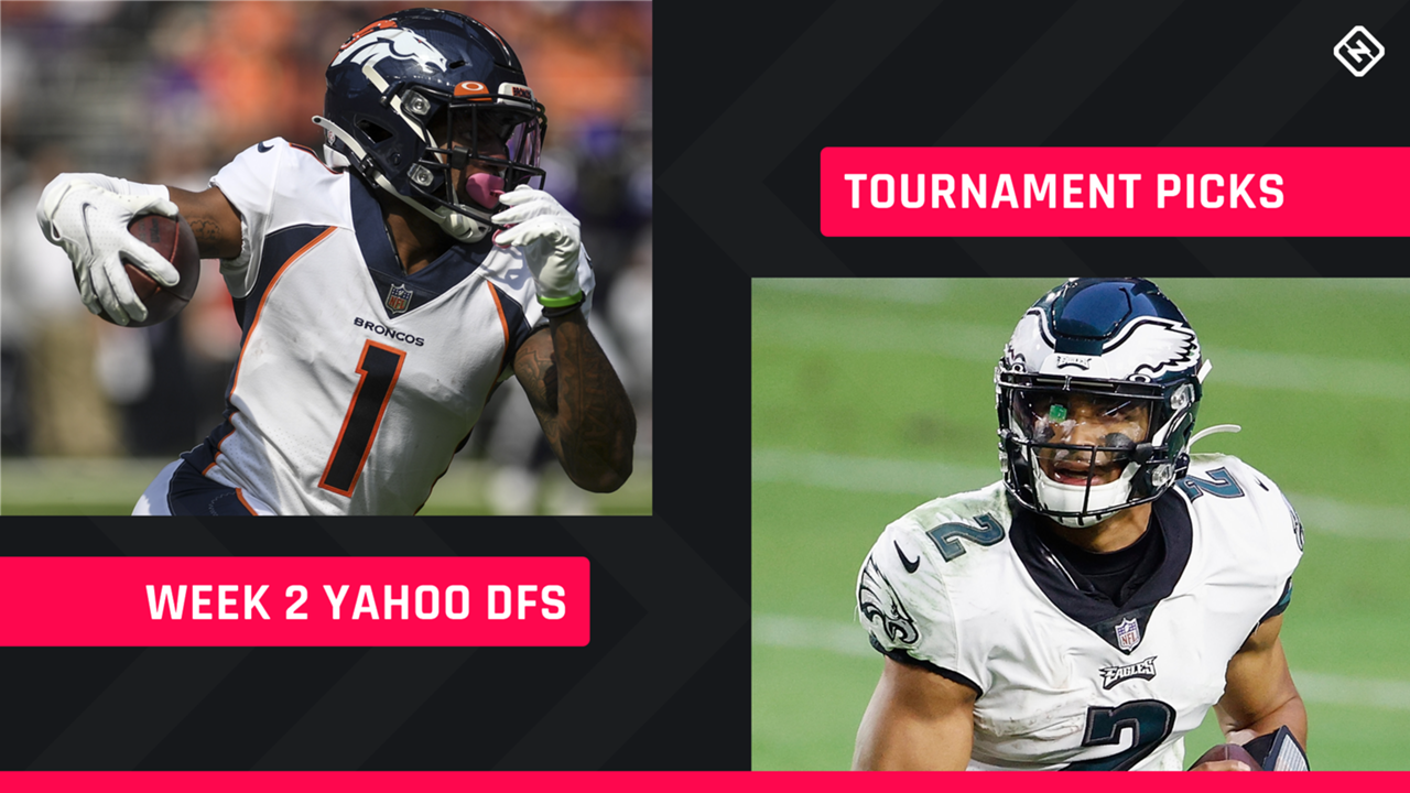 Yahoo Dfs Picks Week 2 Nfl Dfs Lineup Advice For Daily Fantasy Football Gpp Tournaments Sporting News