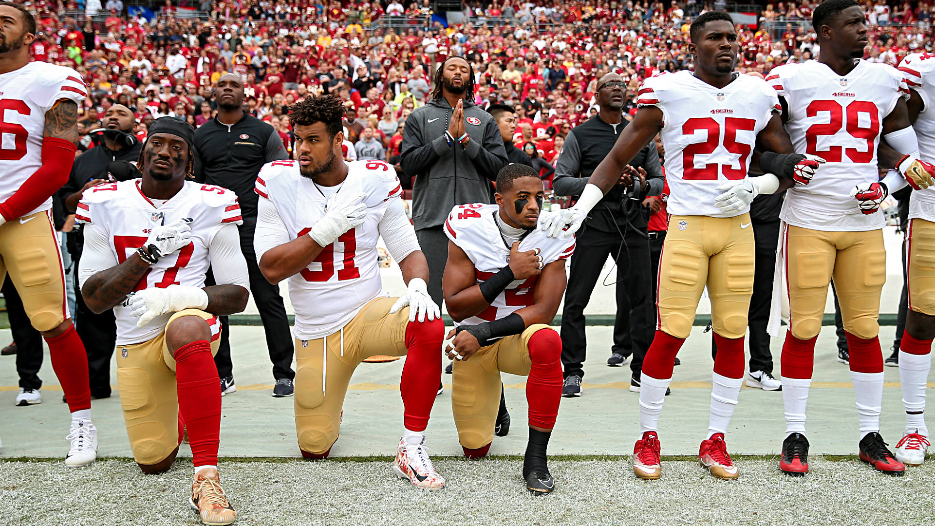 What Protests Worried Nfl Tv Networks Ignore Kneeling