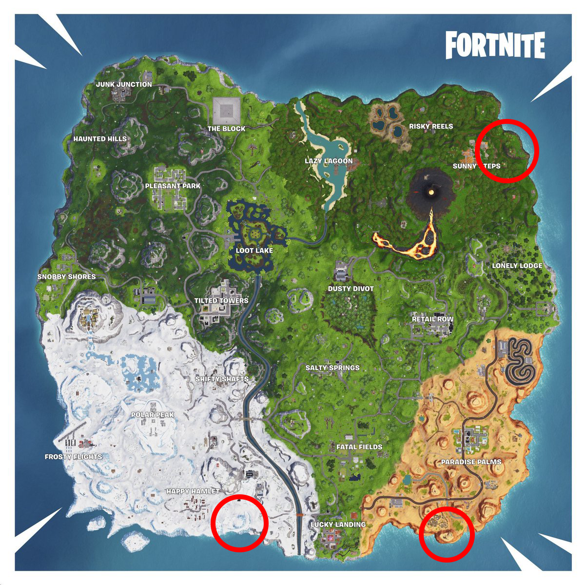 Show Me A Picture Of The Faces In Fortnite Where Are The Giant Faces On Fortnite Map Locations For Season 8 Challenge Sporting News