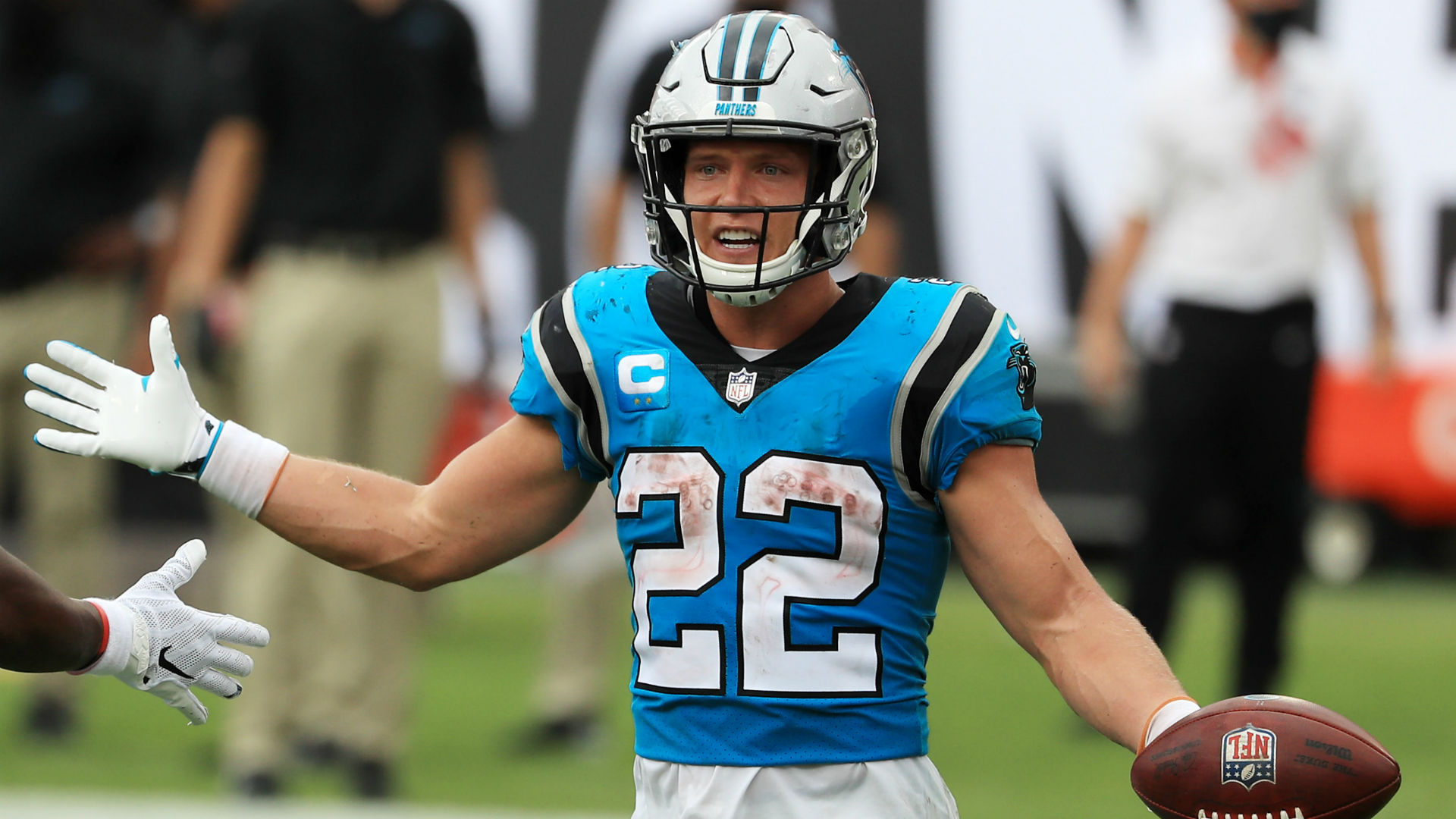 Christian McCaffrey inspired in injury recovery, excited ...