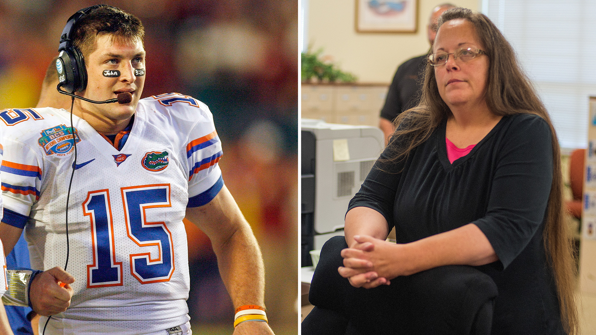 Tim Tebow Kim Davis And Embracing Christian Figures In Sport Sporting News