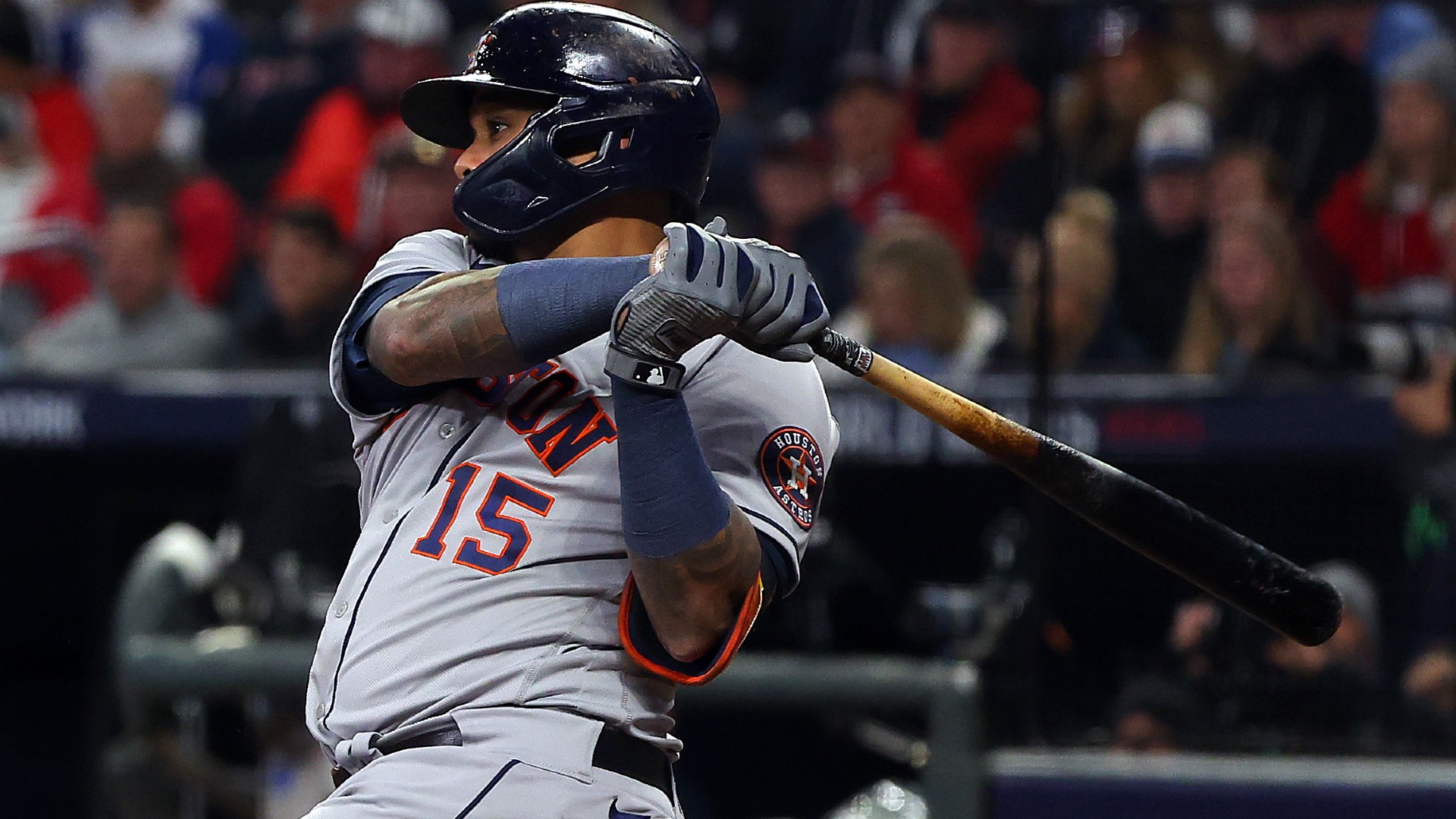 Martín Maldonado, el eslabón más débil en la alineación de los Astros, interpreta al héroe de la Serie Mundial en la victoria del Juego 5 de Houston Martín Maldonado, el eslabón más débil en la alineación de los Astros, interpreta al héroe de la Serie Mundial en la victoria del Juego 5 de Houston