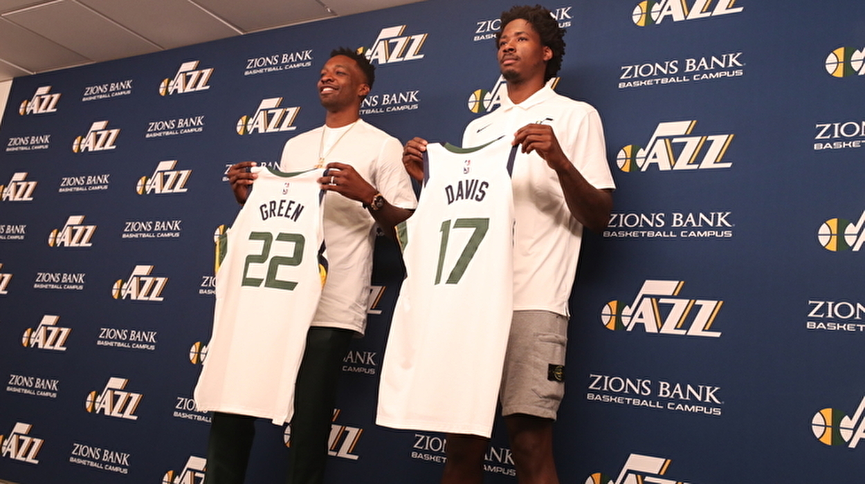 優勝のためにジャズに移籍したジェフ グリーンとエド デイビス Nba日本公式サイト The Official Site Of The Nba 優勝のためにジャズに移籍したジェフ グリーンとエド デイビス Nba日本公式サイト The Official Site Of The Nba