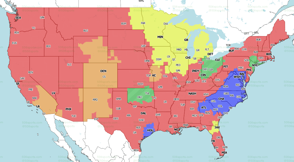 NFL Week 16 Coverage Map TV Schedule For CBS Fox Regional Broadcasts nfl-week-16-coverage-map-tv-schedule-for-cbs-fox-regional-broadcasts