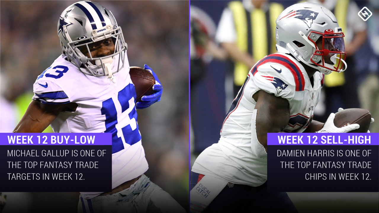 Fantasy Football Buy-low Sell-high Stock Watch Michael Gallup Damien Harris Among Top Trade Candidates Heading Into Week 12 Sporting News