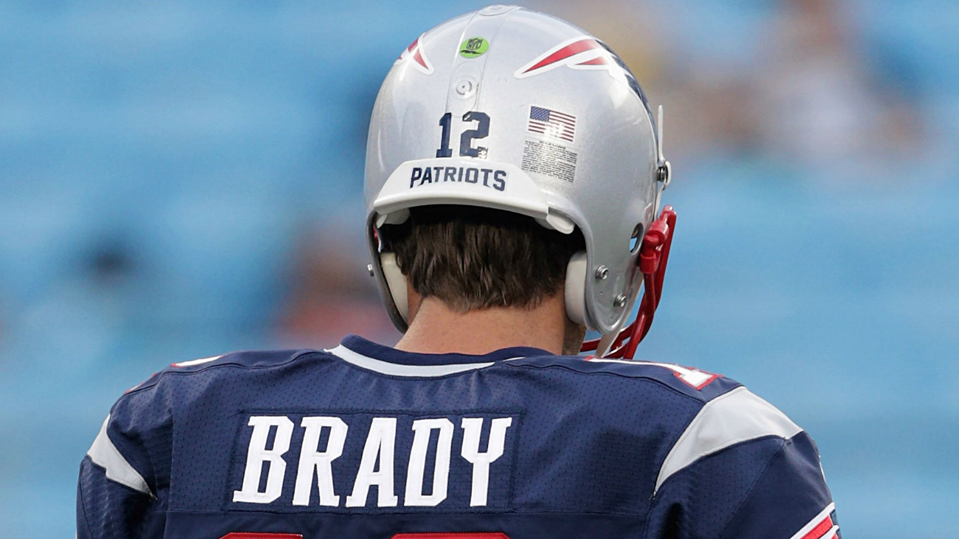 Did Tom Brady slice the Shield from his helmet? Sporting News Australia