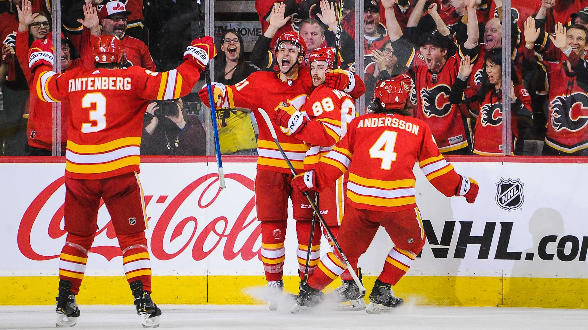NHL playoffs 2019: Flames' Andrew Mangiapane nets ...