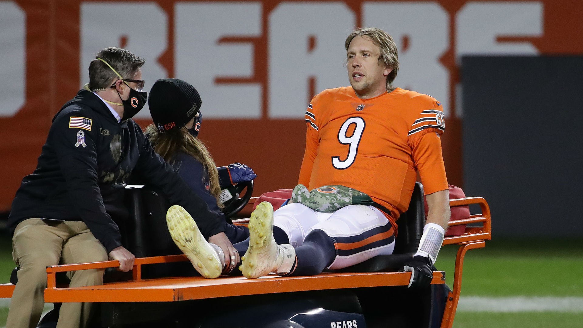 What happened to Nick Foles? Hip injury leads Bears to start Mitchell Trubisky | Sporting News