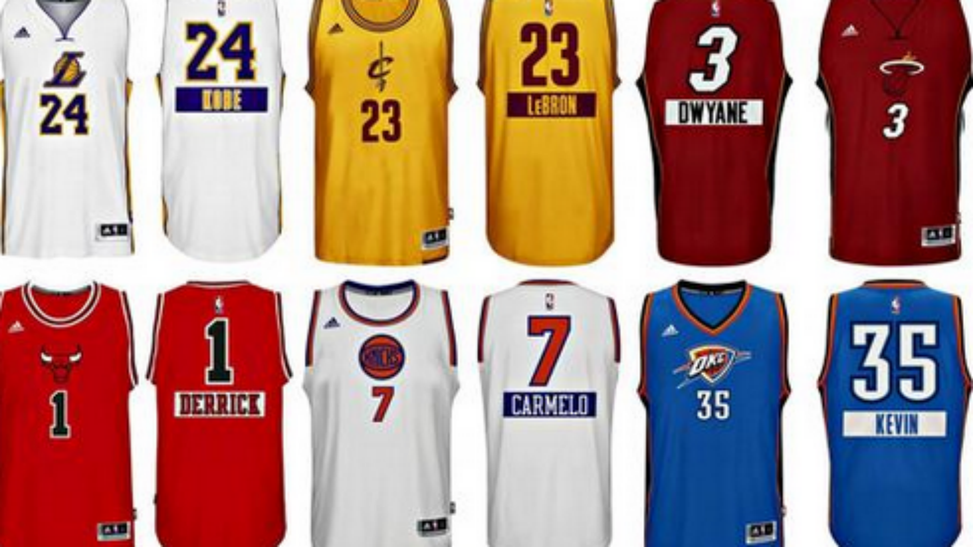 NBA Christmas jerseys have first names 