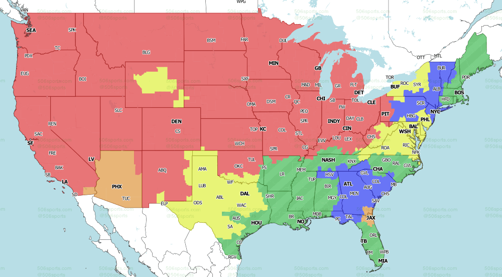 Nfl Week 3 Coverage Map: Tv Schedule For Cbs, Fox Regional Broadcasts | Sporting News