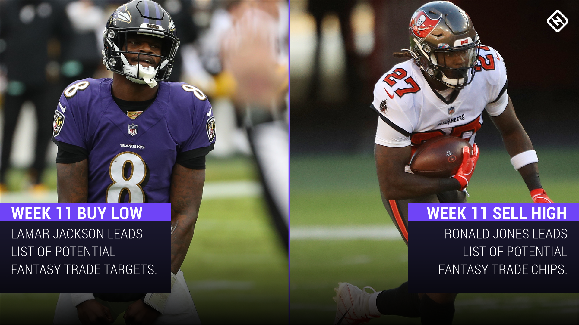 Fantasy Football Buy Low Sell High Stock Watch Lamar Jackson Ronald Jones Among Trade Candidates Heading Into Week 11 Sporting News