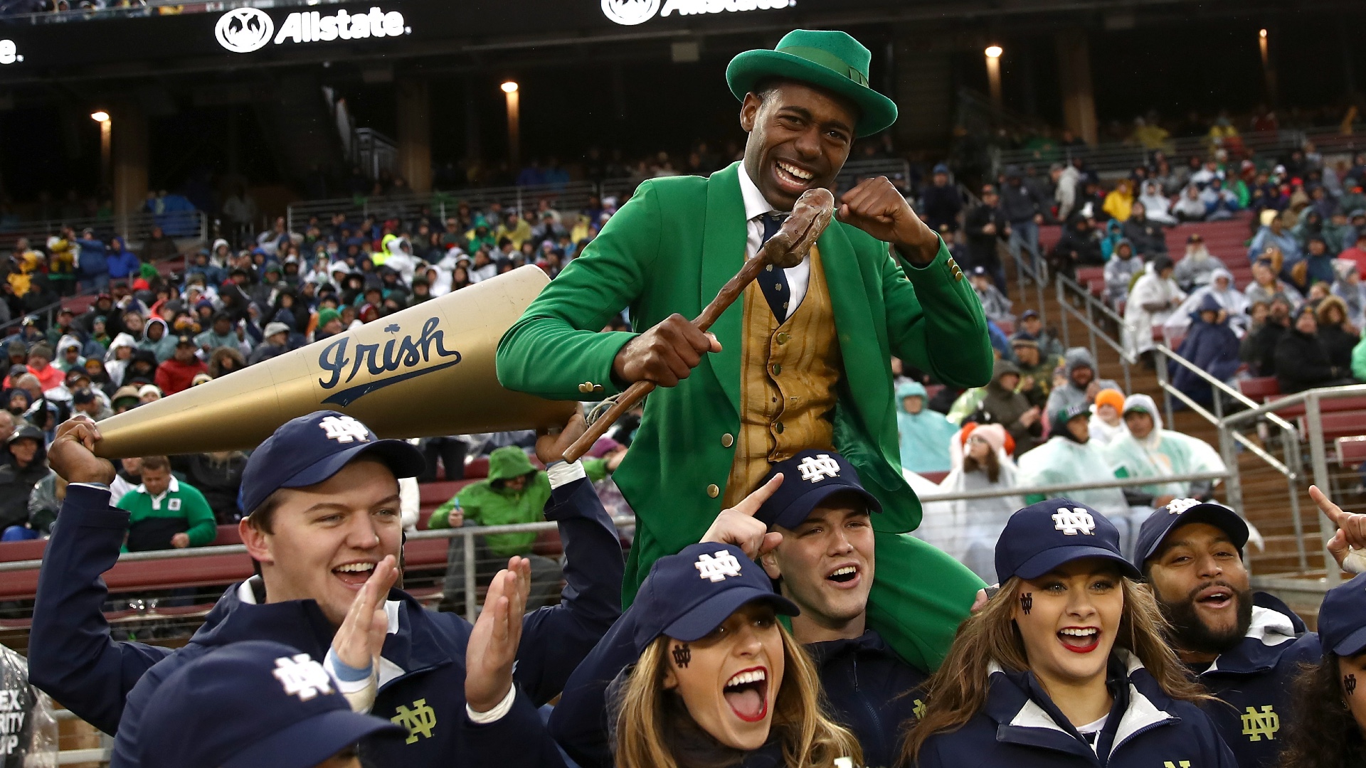 Notre Dame defends leprechaun mascot after it ranked fourthmost