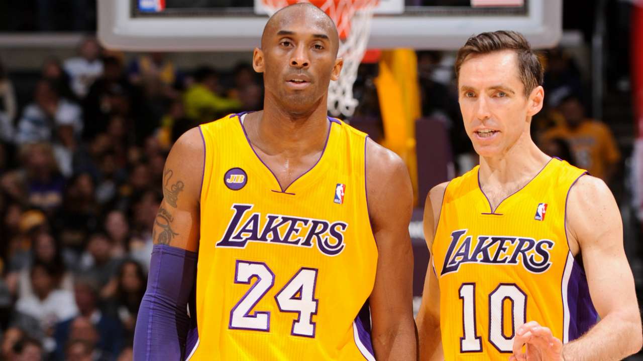 コービー ブライアント 盟友ナッシュの殿堂入りを祝福 Nba日本公式サイト The Official Site Of The Nba