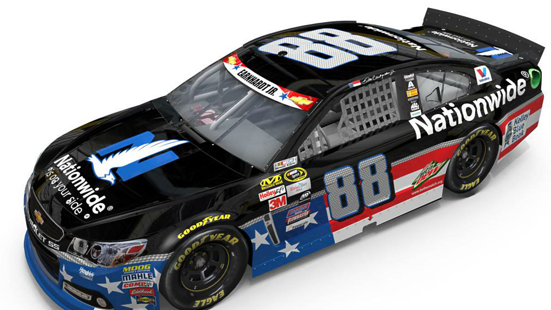 Check Out Dale Earnhardt Jr S Patriotic Paint Scheme For Daytona Sporting News