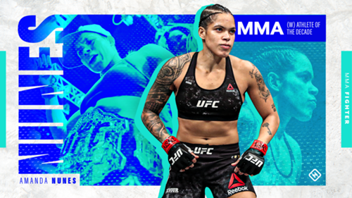 Amanda Nunes Sporting News Women S Mma Athlete Of The Decade Sporting News