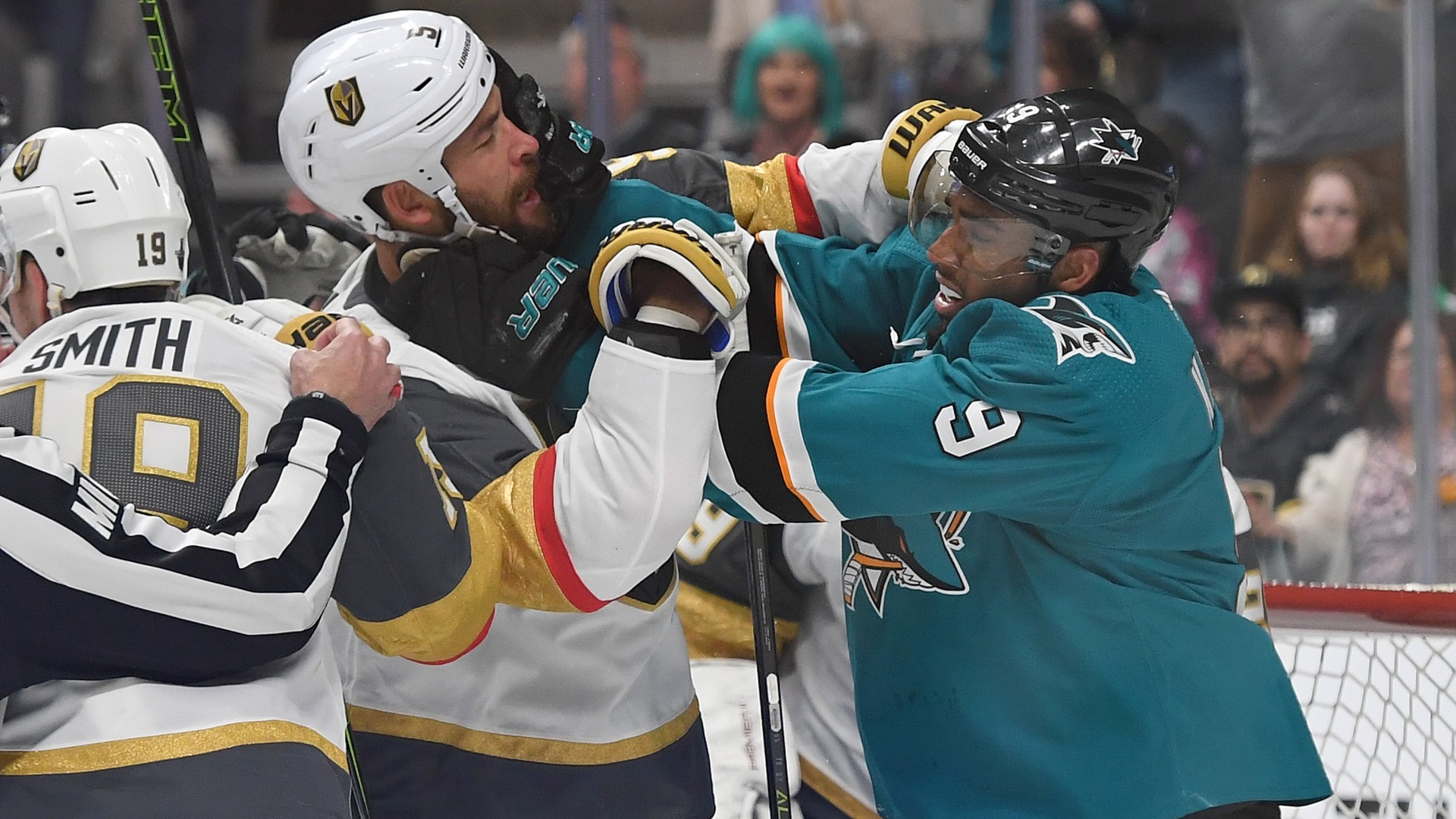 NHL playoffs 2019: Sharks' Evander Kane, Golden Knights ...