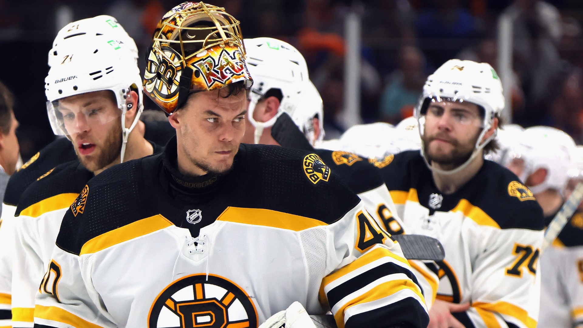 The Tuinska Rask of the Bruins played through hip-labrum, possibly losing the start of the NHL season