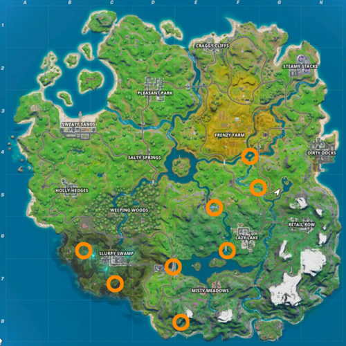 Fire Rings Motorboat Fortnite Fortnite Flaming Rings Locations Where To Jump A Motorboat On The Map Sporting News