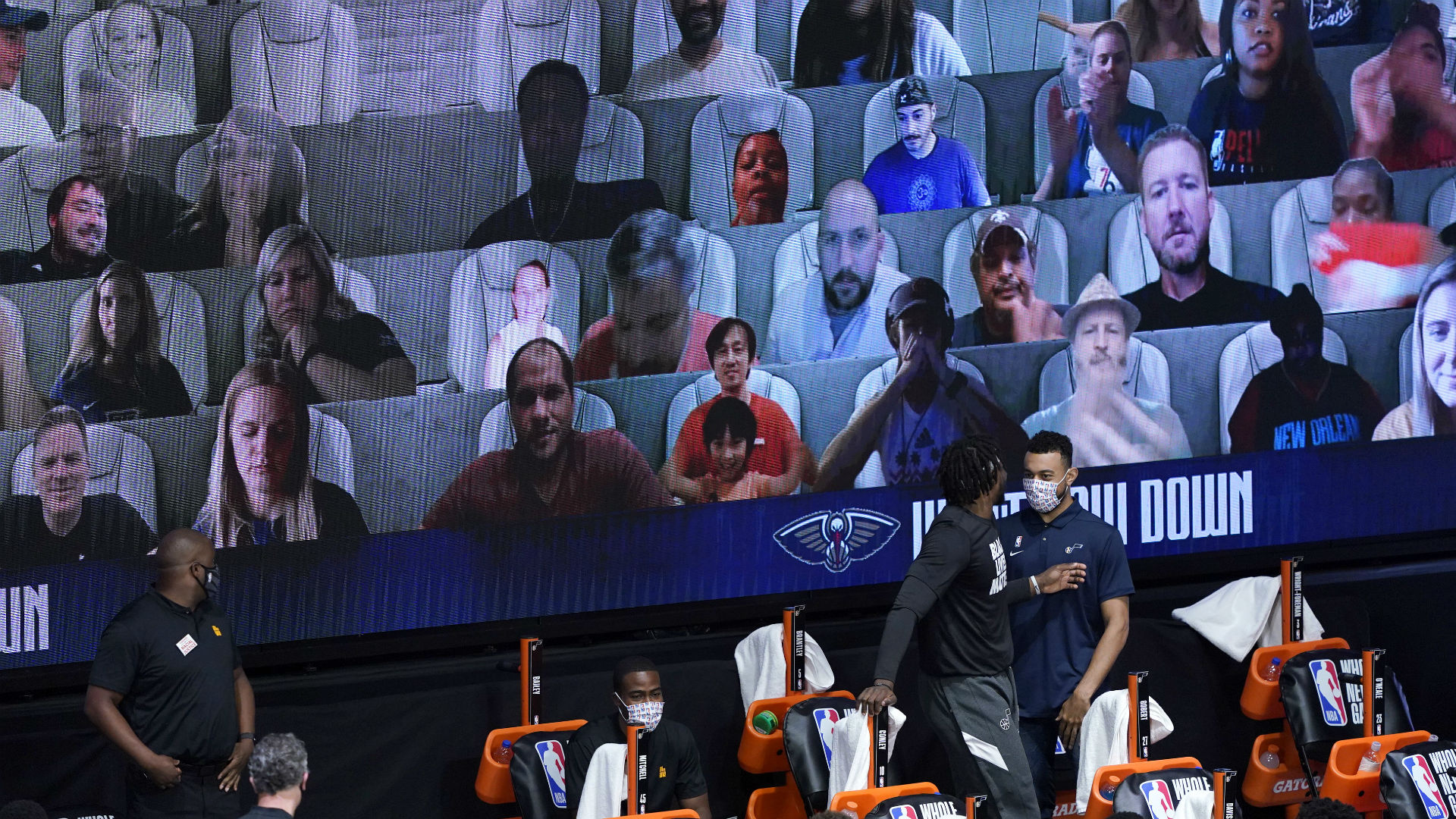 How To Become A Virtual Fan Land On Video Board During Nba Restart Sporting News