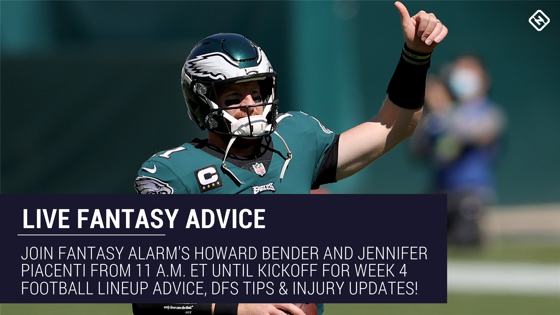 Live Week 4 Fantasy Football Advice: Injury updates, start 'em sit 'em, NFL DFS tips, more 4 Live Week 4 Fantasy Football Advice: Injury updates, start 'em sit 'em, NFL DFS tips, more 1