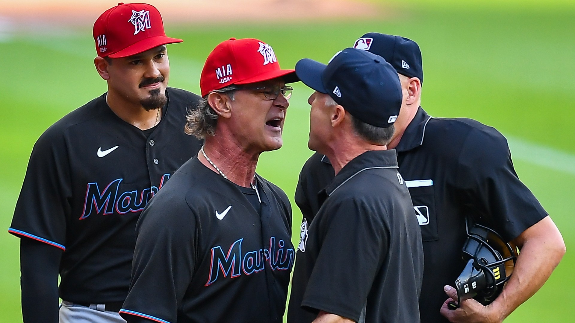 Don Mattingly de los Marlins: Los árbitros fueron ‘intimidados’ para expulsar a Pablo López por golpear a Ronald Acuña Jr. Don Mattingly de los Marlins: Los árbitros fueron ‘intimidados’ para expulsar a Pablo López por golpear a Ronald Acuña Jr.