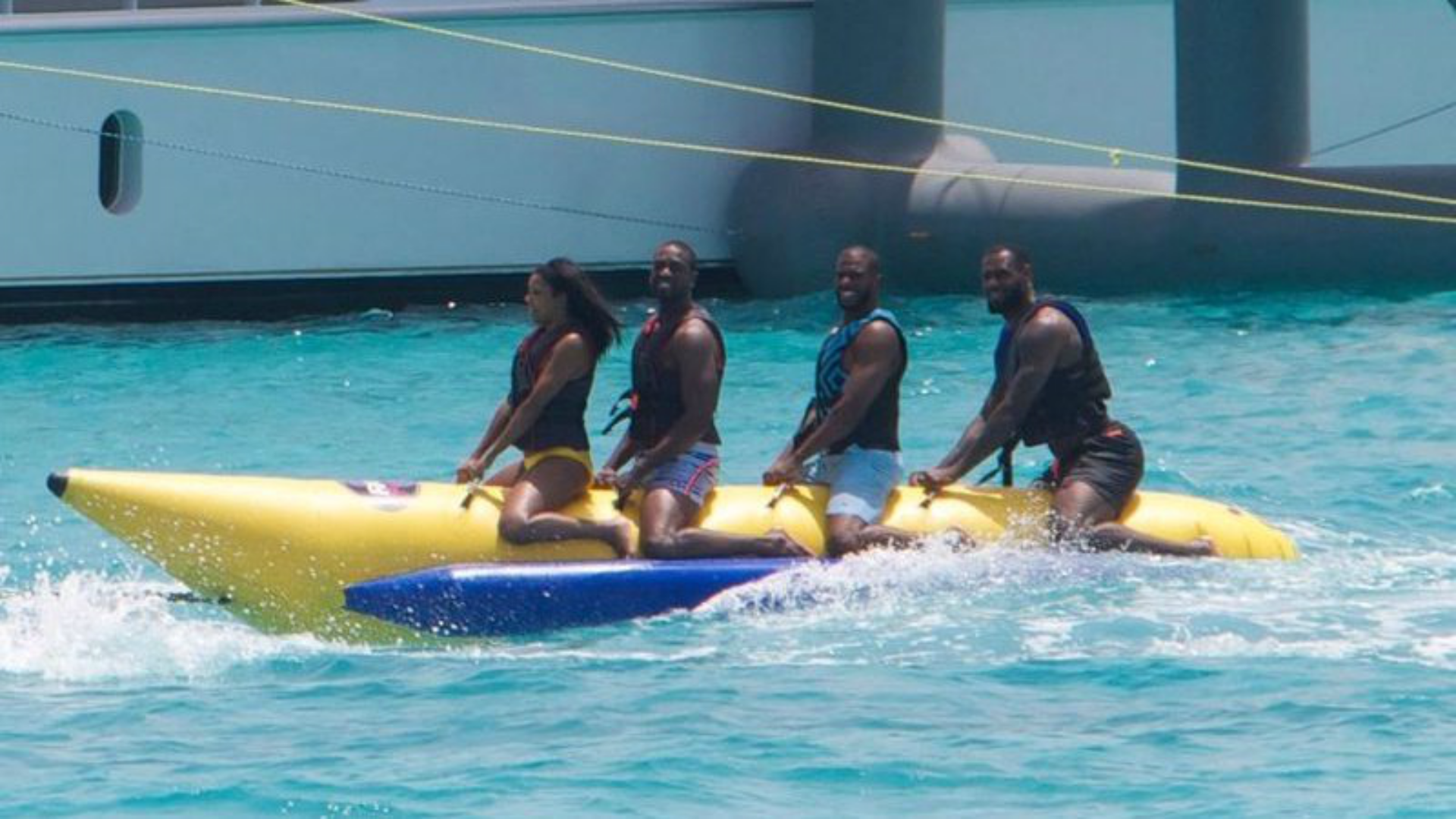 Carmelo Anthony shares crazy boat story about LeBron James 'He saved
