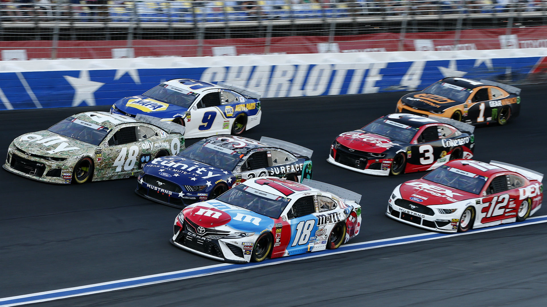 NASCAR lineup at Charlotte: Starting order, pole for Thursday night