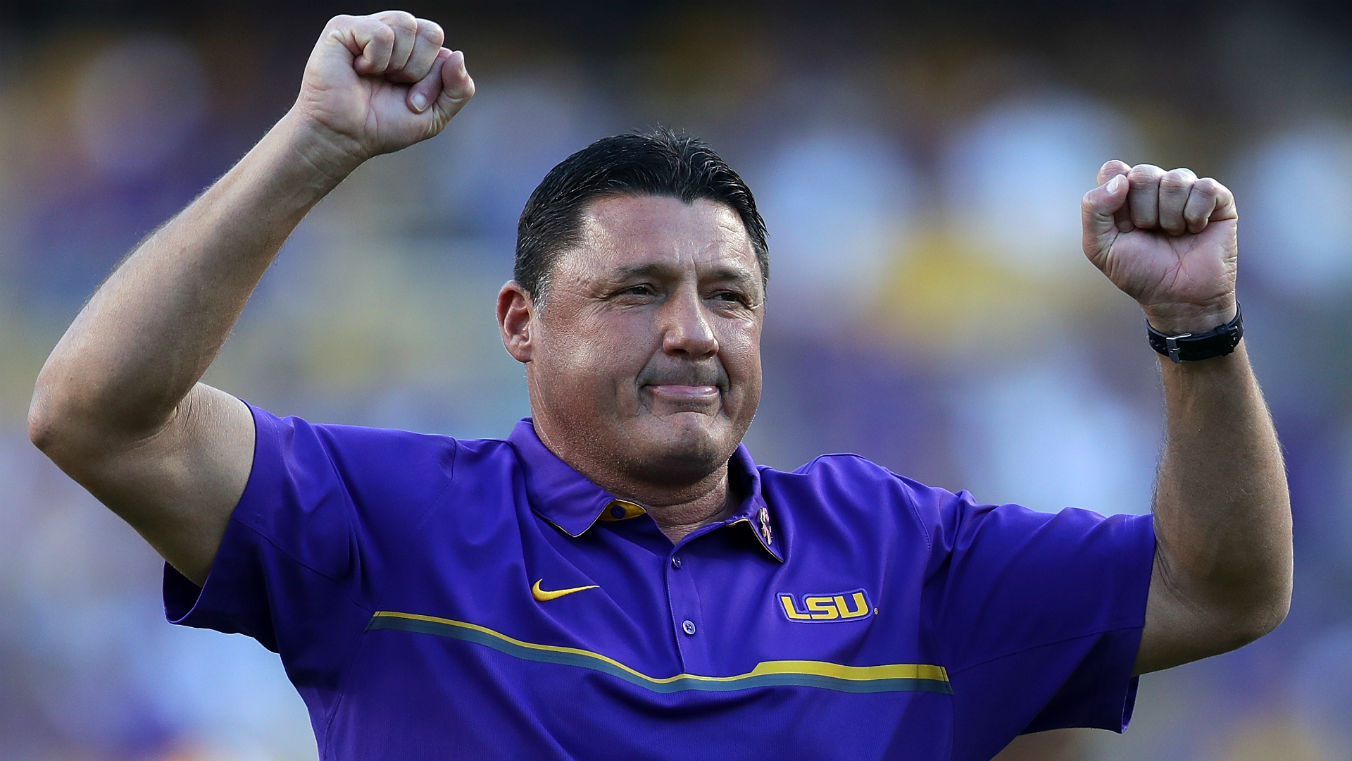 LSU coach Ed Orgeron apparently drinks 810 energy drinks per day